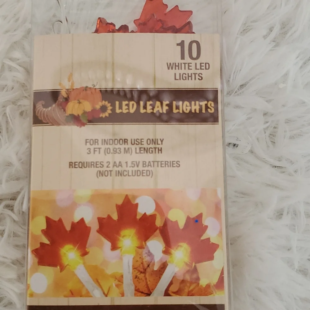 10 led Leaf/Autumn String Lights
